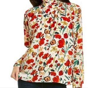 Gracia high neck blouse